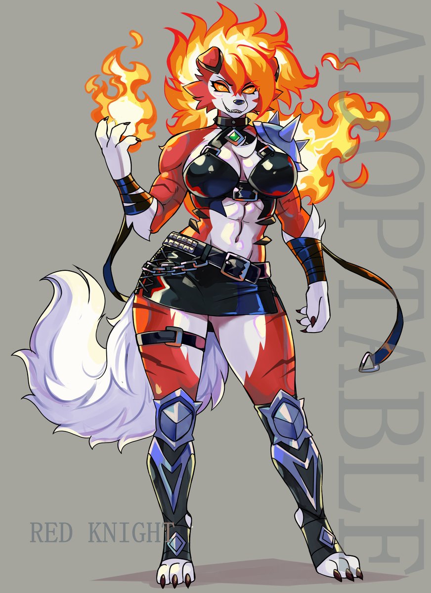 New OC up for adoption! - Hellfire Lycanroc 

Bidding ends in just 24 hours! The link to place your bid is in the comments below!
