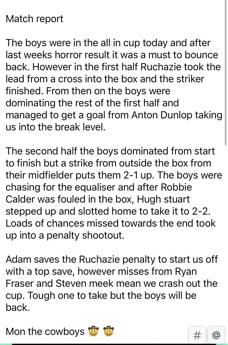 Coatbridge Cowboys FC (@cbcowboysfc) on Twitter photo 