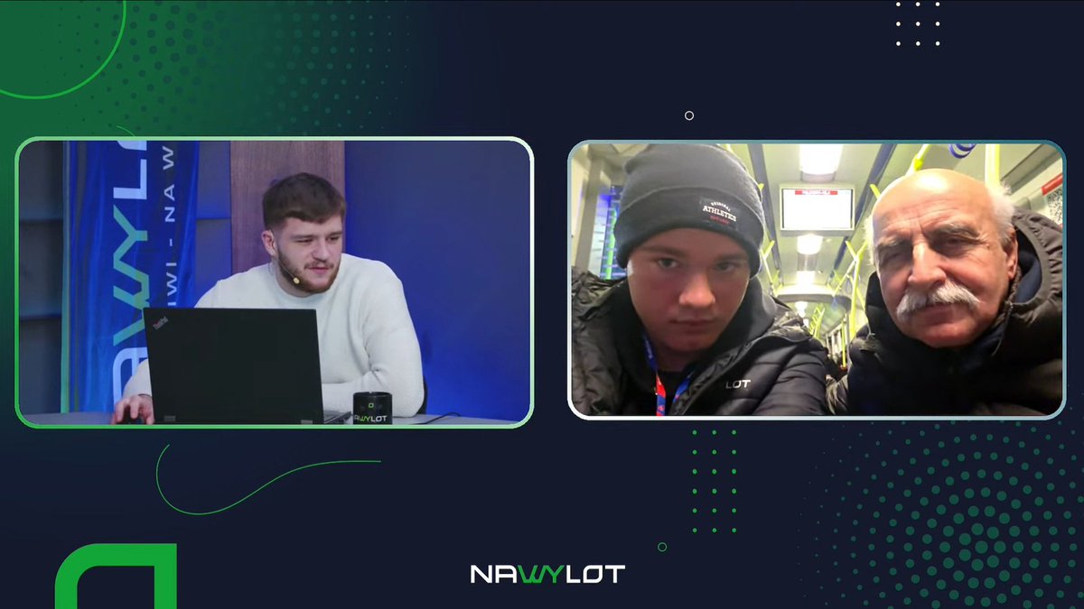 nawylottv's tweet photo. 📞🚊 Drugie łączenie z tramwaju w histroii kanału NA WYLOT 😅

🔴 Na żywo po #RCZRAD, @GigiJarek wraz z Iwo Mandryszem. Koniecznie włączcie nasze studio pomeczowe. Link poniżej. ⤵️ https://t.co/GiK7ufSniG