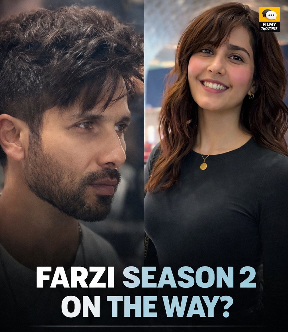 Nik_Wani_'s tweet photo. 🥵🚨 The buzz around #Farzi2 is getting LOUDER 🔥💀
#ShahidKapoor &amp; #RaashiiKhanna teasing their return has fans hyped for a bigger, bolder season 💸🎭

✨🌟 Are you ready for the next con game? 👀

#Farzi #OTTBuzz #WebSeries #Reposts https://t.co/rEnCPyuGf4