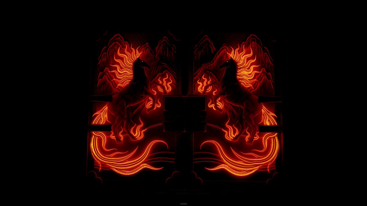 _3DGY_'s tweet photo. Hi everyone, had so much fun making these two stallions on a double door for #LunarNewYear.
Let me know what you think about this skin :)
@gerrmanman @Helkus @FcpnchStds @playrust 
https://t.co/wptbQqRNet https://t.co/JIc28pAvrO