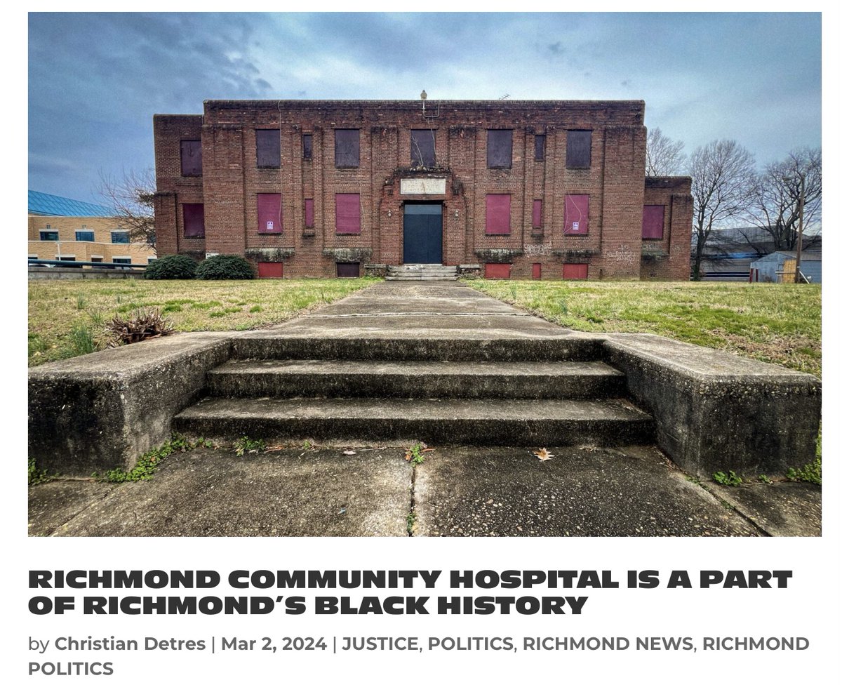 90For90's tweet photo. 🚨“Black History Month”
This important symbol of Richmond, Va.’s Black History, a testament to Black excellence during Richmond’s shameful period of 20th century apartheid, remains shuttered & derelict.
Va.’s General Assembly could step up & change that.
https://t.co/xymZ7pnT8k https://t.co/1SdQXbJC9q