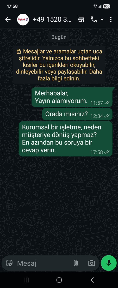 Bu soruyu birde X üzerinden sorayım. Neden?<a href="/Digiturk/">Digiturk</a> <a href="/DigiturkDestek/">Digiturk Destek</a>