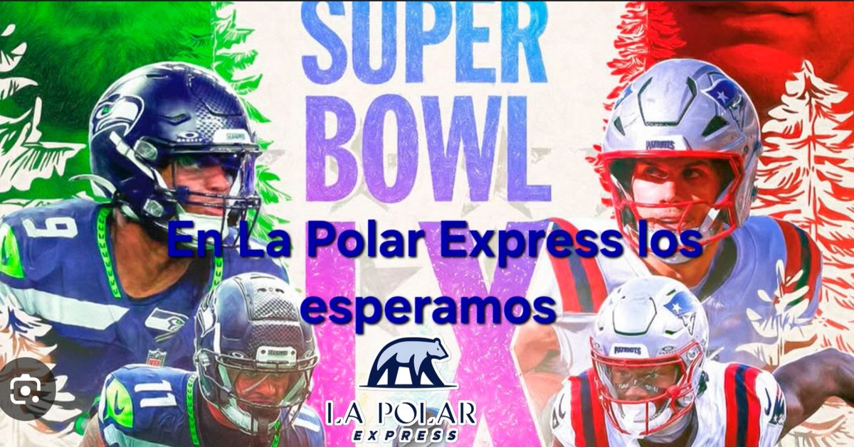 lapolarexpress's tweet photo. Amig@s hoy a las 5:00 se vive el Super Bowl LX en tu casa, La Polar Express con sorpresas al 2x1‼️ Los esperamos 🏈🎶🏆🐰.
📲 5531-212120 
#lapolarexpress #zonaesmeralda #birria #LaPolar #superbowl #badbunny https://t.co/ZrHTnELen5