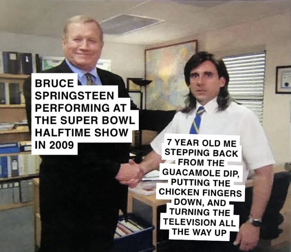 annual bruce springsteen super bowl meme