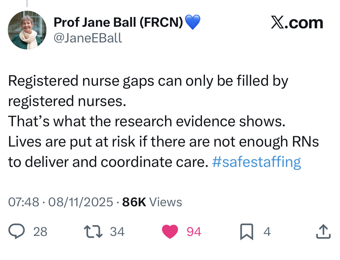 Shr_Nottingham's tweet photo. Criticising one form of substitution while championing another is a logical fallacy however fervently one tries to deflect &amp; deny it

Long-standing qualifications to do a safety critical job don’t just disappear 

Leadership needs to be more common sense &amp; less about agenda https://t.co/z7Qpqq4PAW