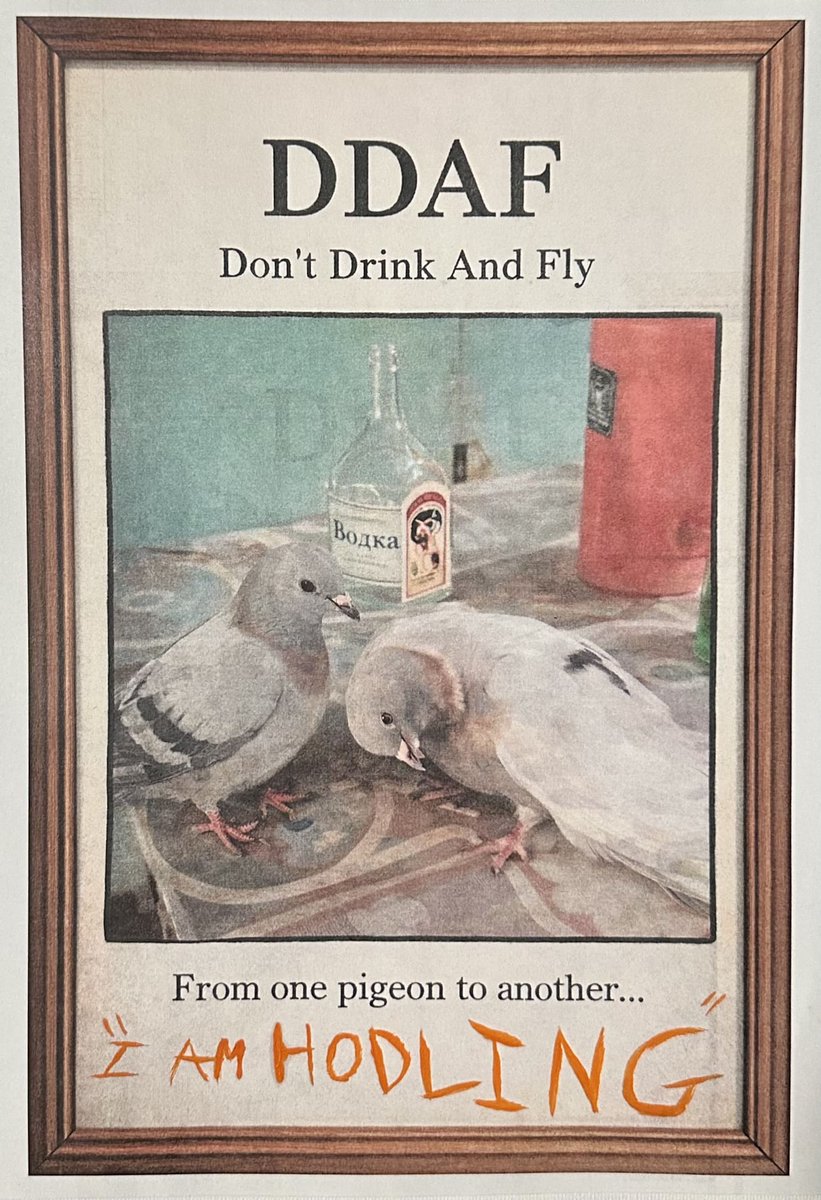 Season 2 • Card #8
DDAF
tokenscan.io/asset/DDAF
Artist: <a href="/LFGCTC/">CTC</a>
Supply: 44
rarepigeons.com/season-2/
#RarePigeons #BitcoinNFT #Counterparty #XCP #Bitcoin #OnChainArt #CryptoArt
