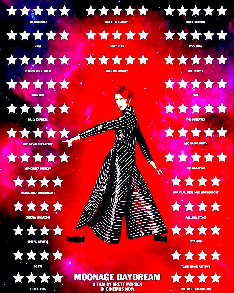 brettmorgen's tweet photo. 4 more shows before the Genie returns to the bottle!  Experience David Bowie in MOONAGE DAYDREAM where it was designed to be seen at the historic @ChineseTheatres in IMAX this week! 
Sun 3:20
Mon 3:45
Tue 6:15
Wed 9:35
https://t.co/zPCZ0zgg2p https://t.co/FIUItHZ2N1