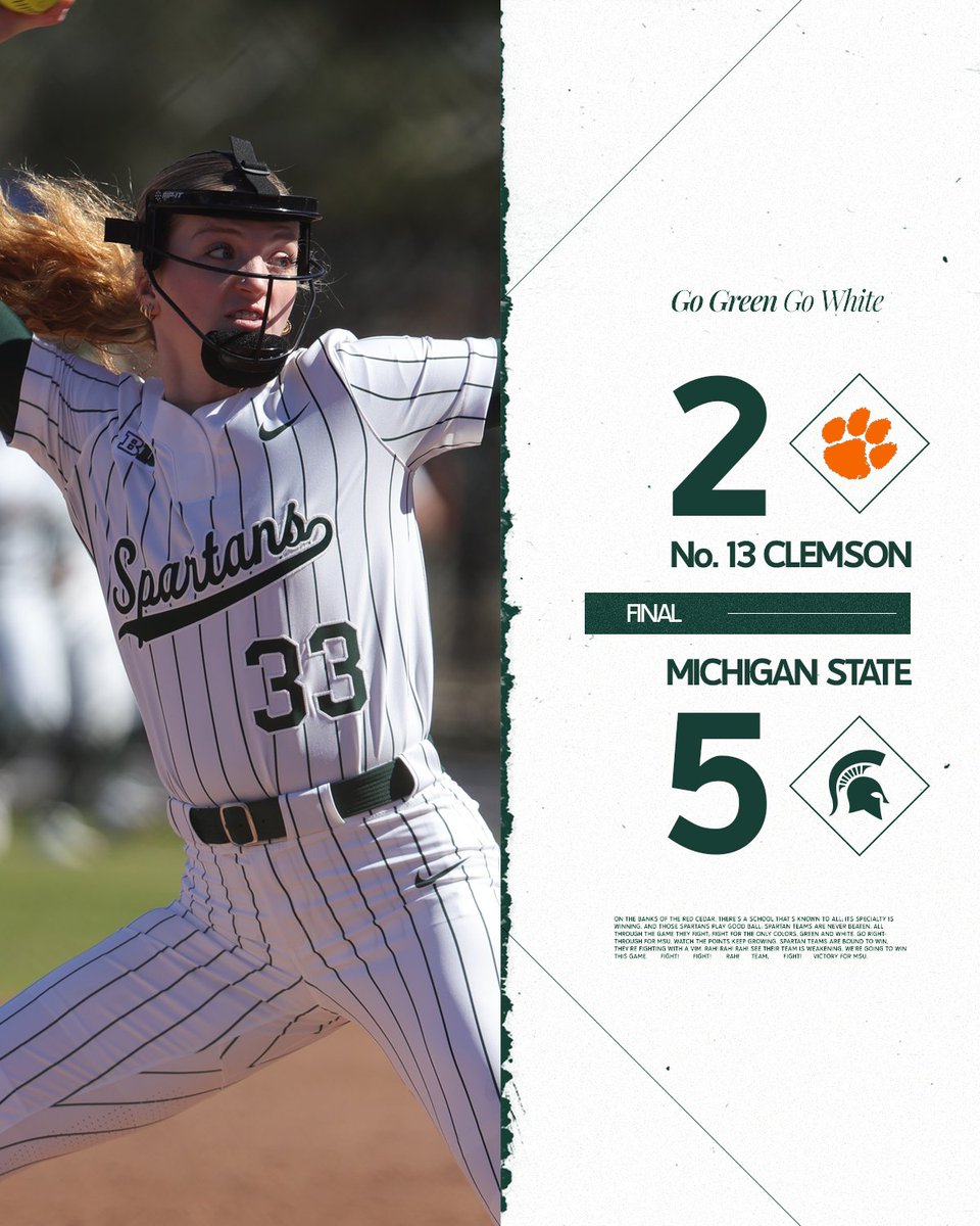 Michigan State Softball tweet media