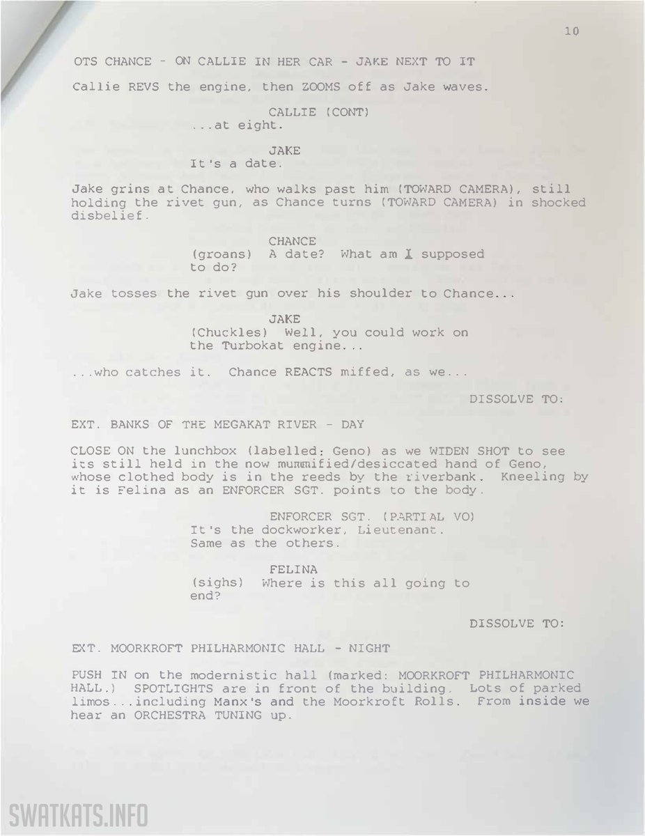 TheSWATKats's tweet photo. It's #OperaDay 🎭 In the #SWATKats unproduced episode "Succubus!," written by Glenn Leopold, Callie takes Jake on a "date" to see a performance of "Purvaldi's 'The Fur Seasons'" at the inaugural concert of the new Moorkroft Philharmonic Hall ▶️ https://t.co/7eU4AcDmxW https://t.co/rBatsW8LCy