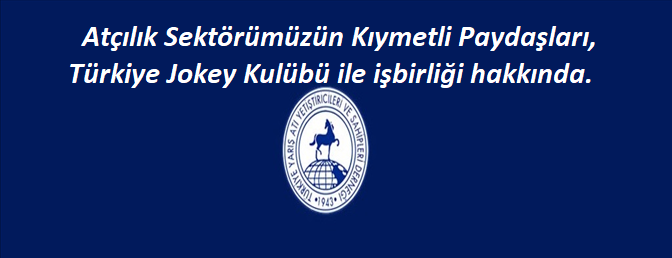 TYAYSD's tweet image. Atçılık Sektörümüzün Kıymetli Paydaşları,
Türkiye Jokey Kulübü ile işbirliği hakkında.

tyaysd.org.tr/Haberdetay.asp…