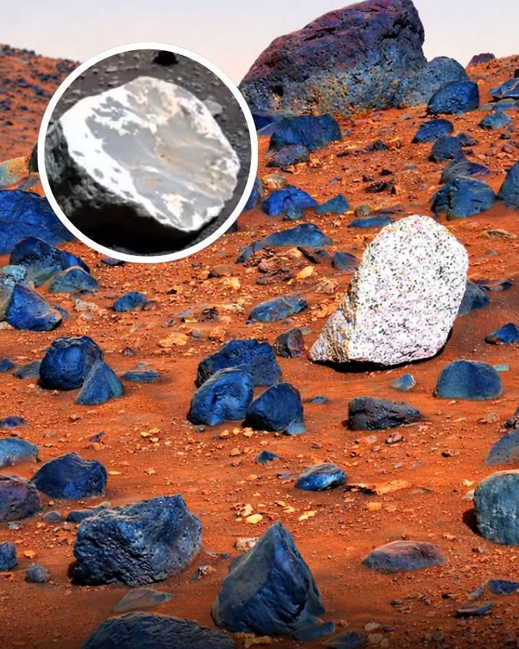 Mars White Rocks NASA's Perseverance rover has uncovered a fascinating geological puzzle ...