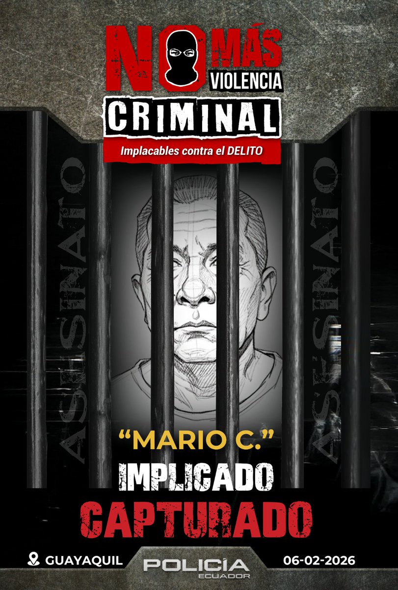 CERO IMPUNIDAD ANTE LOS DELITOS CONTRA LA VIDA

Tras una alerta del ECU 911, unidades policiales acudieron al distrito Florida, #GYE, donde se encontró a una víctima con impactos de arma de fuego dentro de un local comercial. De inmediato se activó el protocolo investigativo,