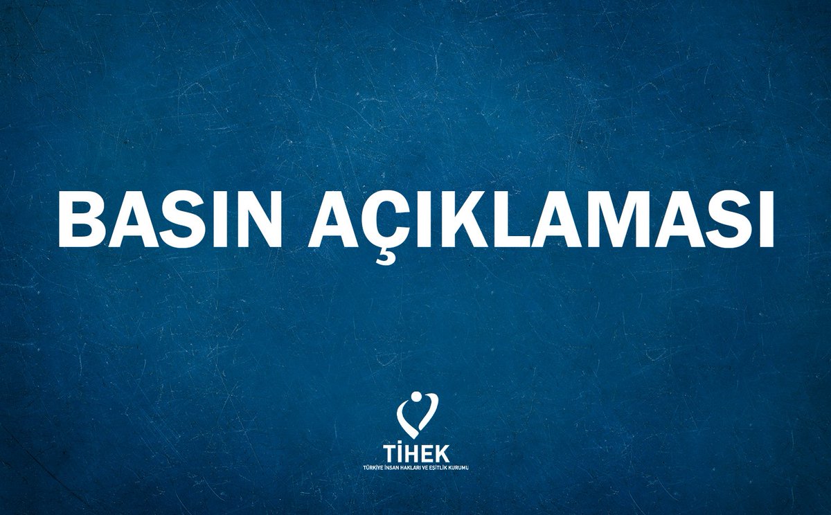 🗞️BASIN AÇIKLAMASI🗞️
"Bir Kadın Belediye Başkanını Hedef Alan Paylaşıma İlişkin Basın Açıklaması"na ulaşmak için bağlantıyı ziyaret edebilirsiniz. 
🔗 tihek.gov.tr/bir-kadin-bele…