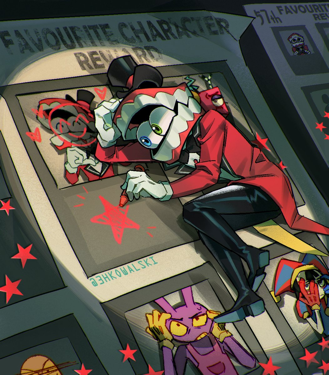 I vote for myself.
#tadc #TheAmazingDigitalCircus #Caine 
This hunger for lovе just won’t disappear