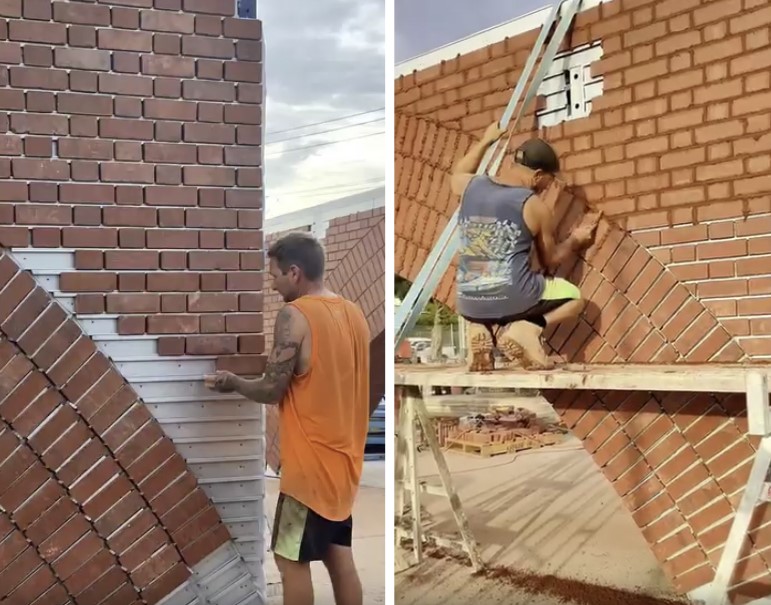 OVACEN's tweet photo. ⚡️¿Cómo hacer fachadas de ladrillo caravista imposibles, ligeras y rápidas? https://t.co/YxETFs38GA #fachadas #ladrillos #muros #manposteria #edificios #ladrillos #obras #construccion https://t.co/IrOEaO0CQ2