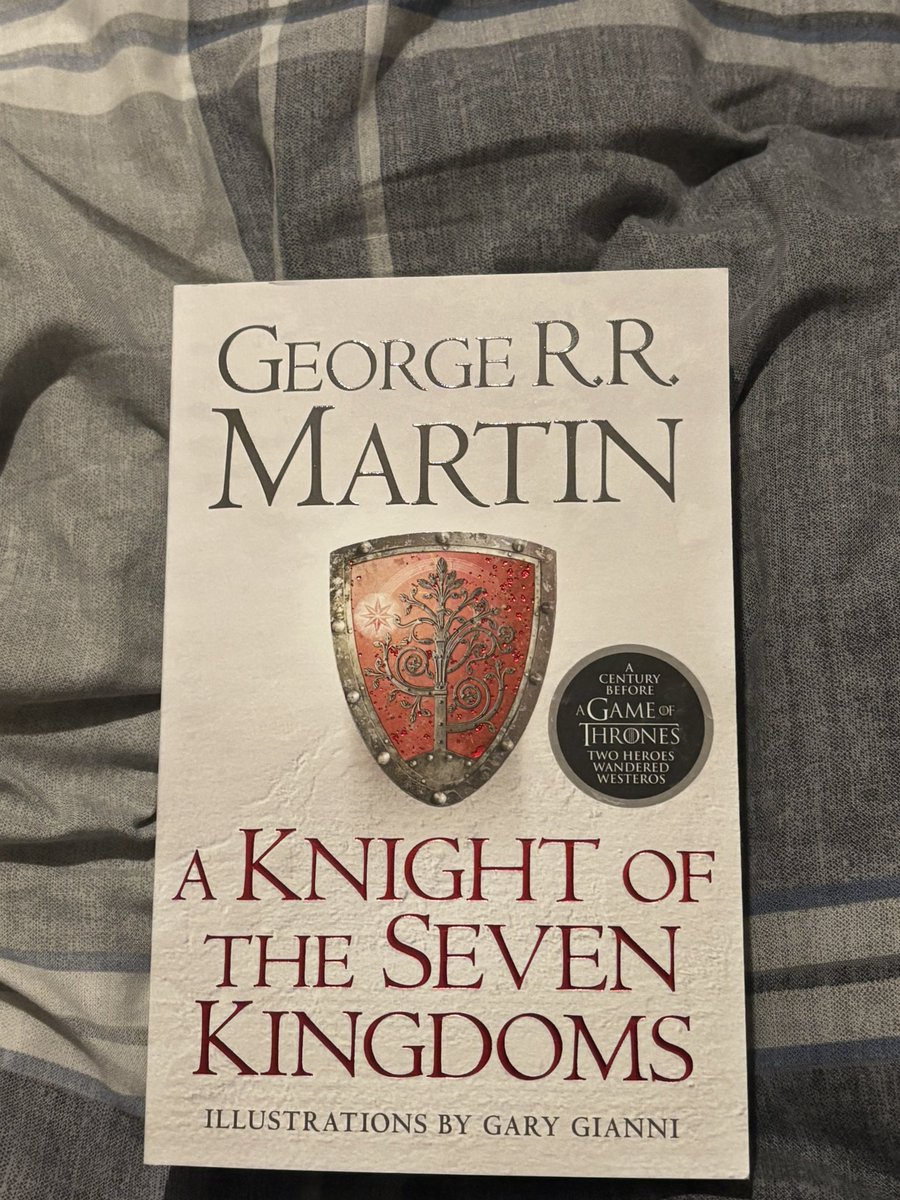 MooseIsVibing's tweet photo. YAY YAY YIPPEEE, finally reading A Knight of the Seven Kingdoms. After this back to Clash of Kings and the Odyssey at the same time https://t.co/lFzVKEFXv0