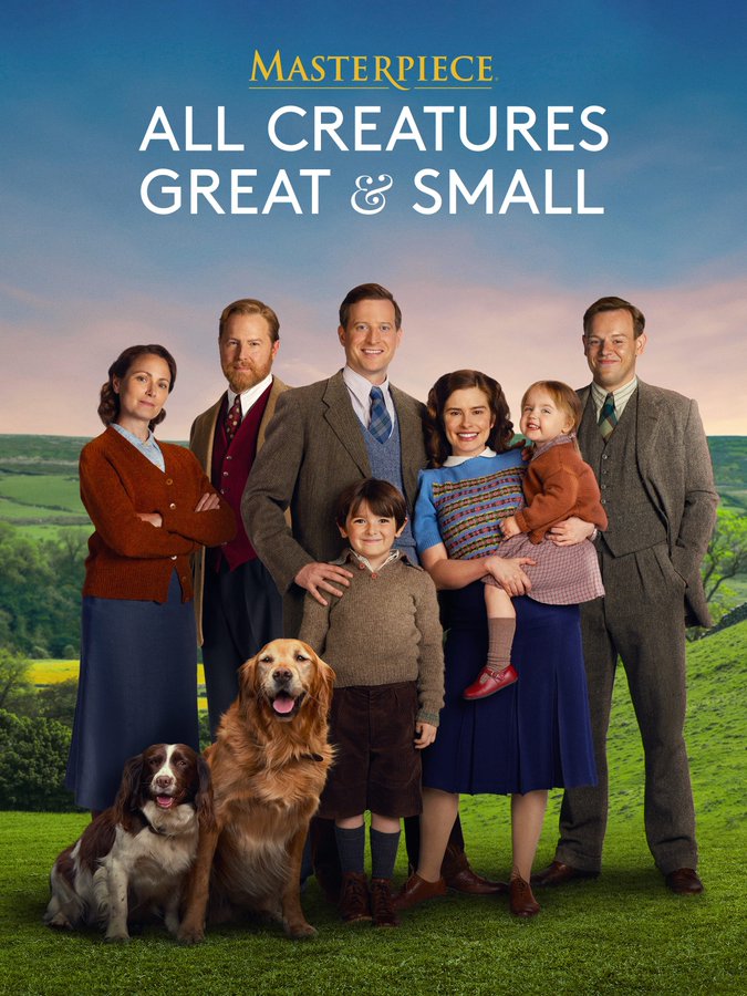 TVTango's tweet photo. πWatch Tonight @PBS 9pm @masterpiecepbs New #AllCreaturesGreatAndSmall #AllCreaturesPBS "Fixes" Starring #NicholasRalph @exitthelemming @RachelShenton @AnnaMadeley @cal_woodhouse #ThomasRiches @GraemeDogfather #GaiaWise #MollieWinnard About https://t.co/22crzAGv7B https://t.co/1lhFabP1x8