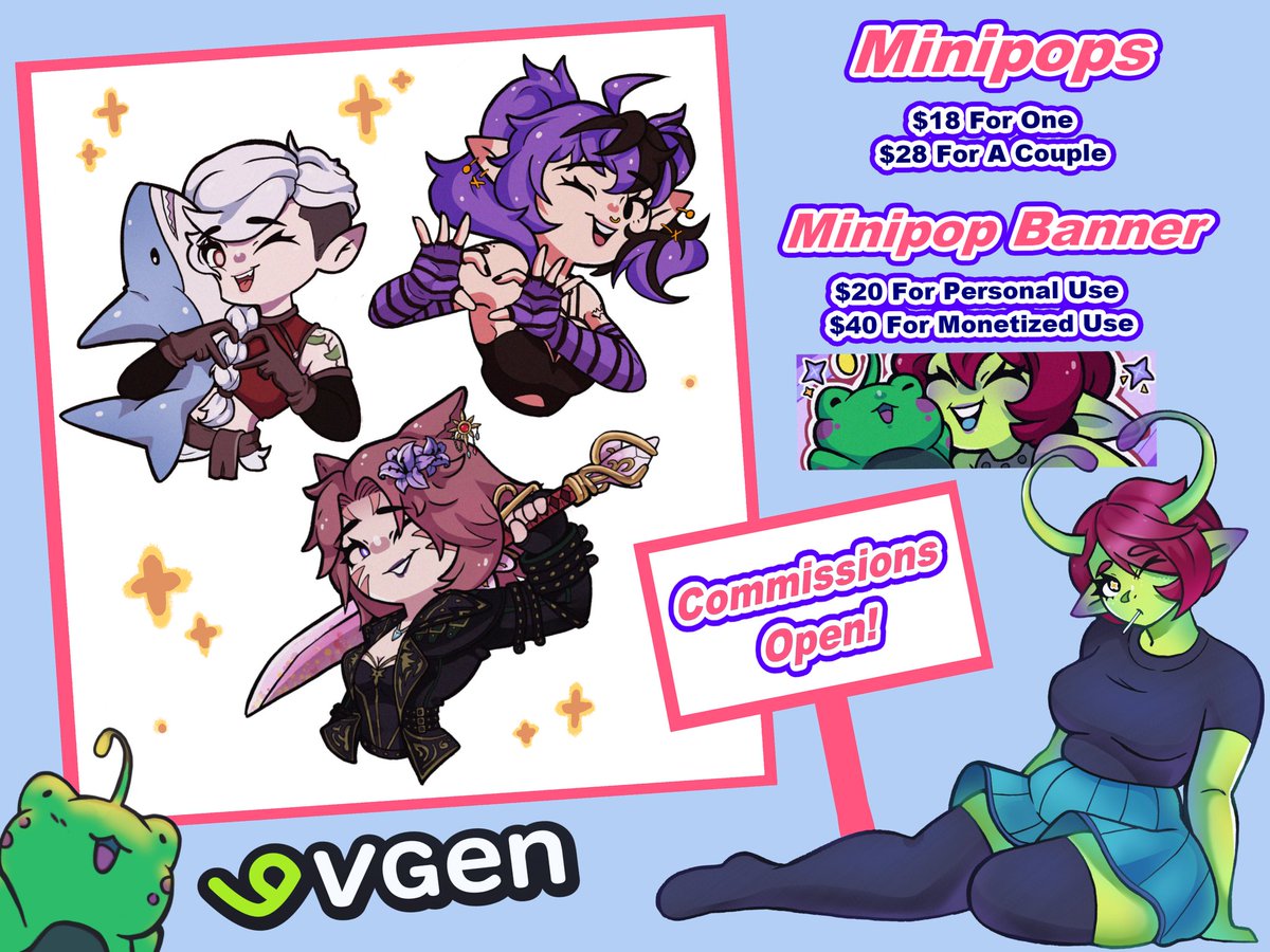 Codipop (commissions open) tweet media