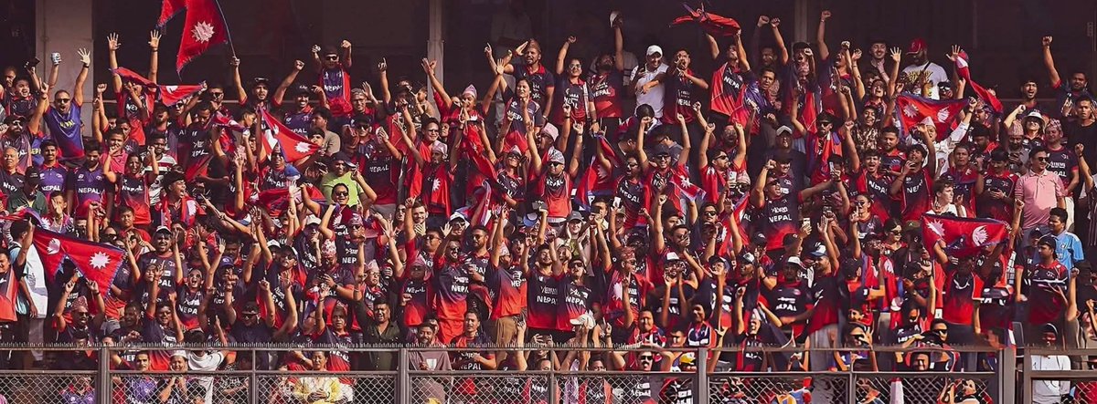CricketCentrl's tweet photo. Jio Hotstar Viewership - 

Nepal vs England - 50 M Views 💀
Pakistan vs Netherlands - 40 M Views 🤡

Nepal cricket team generates better viewership than Pakistan Cricket. https://t.co/JTZTzQ7jSc