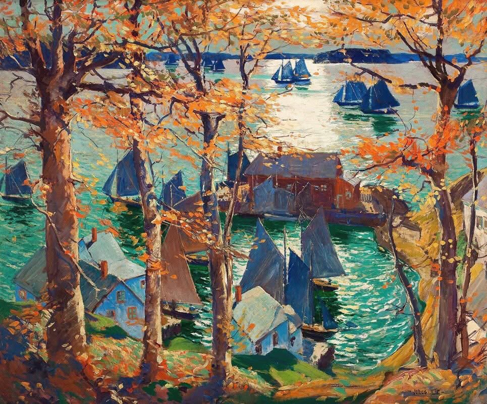 Jonas Lie (1880-1940), the Norwegian-born painter whose energy of