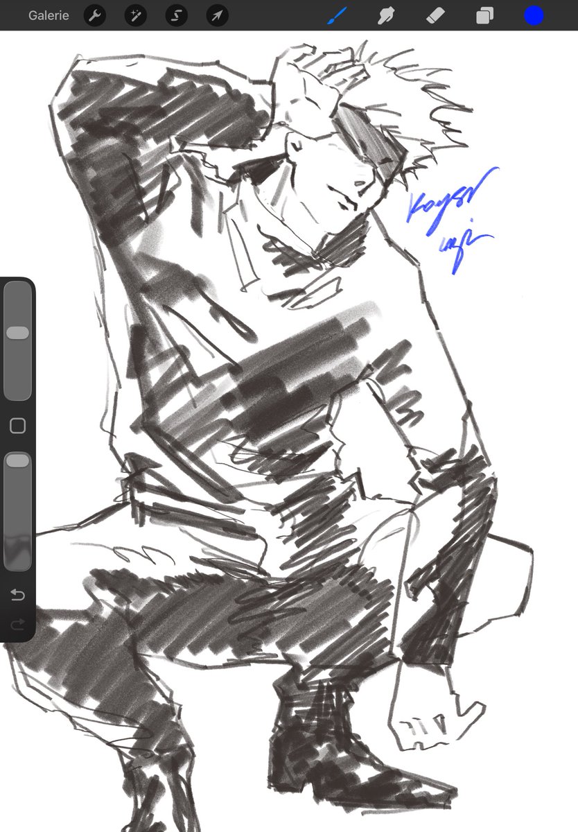 I love this pose sm 

#gojo #SatoruGojo #gojosatoru #fanart