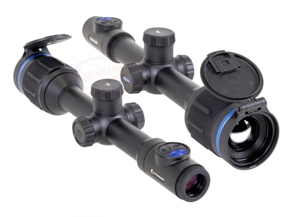 Mrgunsngear's tweet image. Pulsar "factory reconditioned" Thermion 2 XQ35 Pro 2.5-10x USB rechargeable thermal scope with multiple reticles, color palettes, and 384x288 50Hz resolution for $1,499 shipped currently here: mrgunsngear.org/46xkckL

#thermal #hunting #OwnTheNight