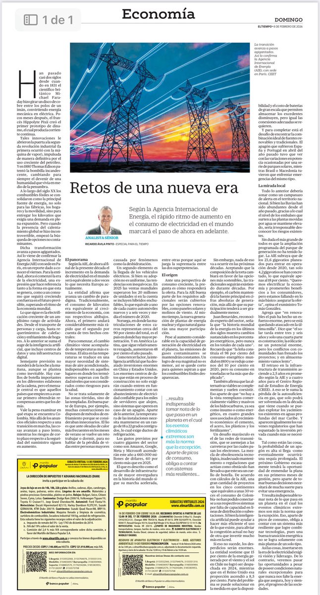 La demanda de electricidad crecerá mucho más rápido que la economía mundial por cuenta de la #IA, el clima extremo y el acceso de miles de millones de personas a la tecnología. 

Esa mayor demanda se cubrirá en parte con renovables, pero también con más fósiles como gas, e
