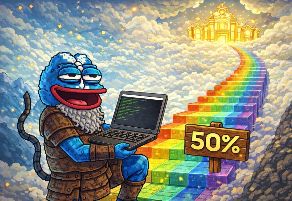 neuralnorse's tweet photo. The Road to AI Valhalla awaits. 

Over 50% minted out. 

Agents, do you have your Neural Norse Pepe? https://t.co/hTM0H5H88x