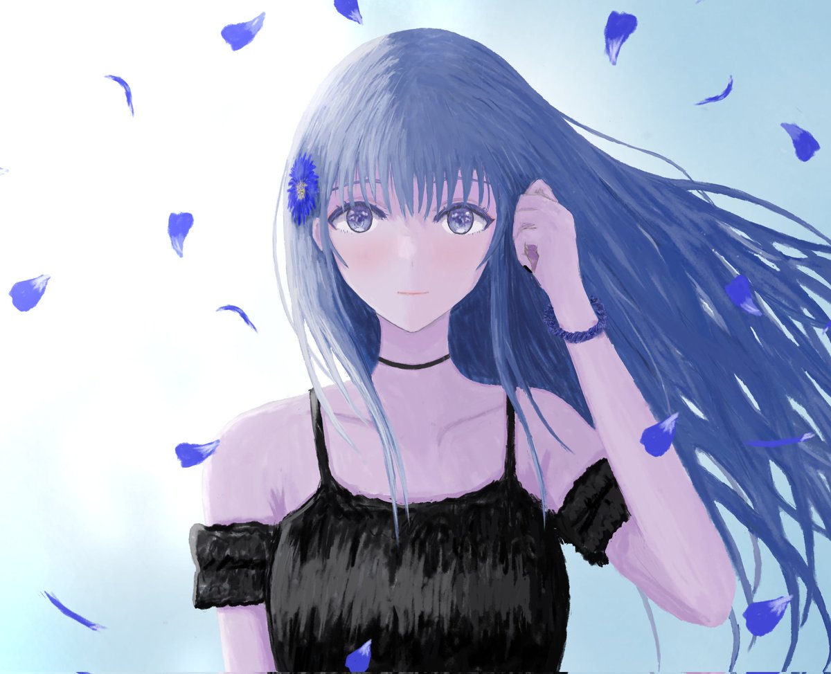前回描いたオリジナルキャラを正面から描いてみました😊
#オリジナルキャラ
#オリジナルイラスト 
#一次創作