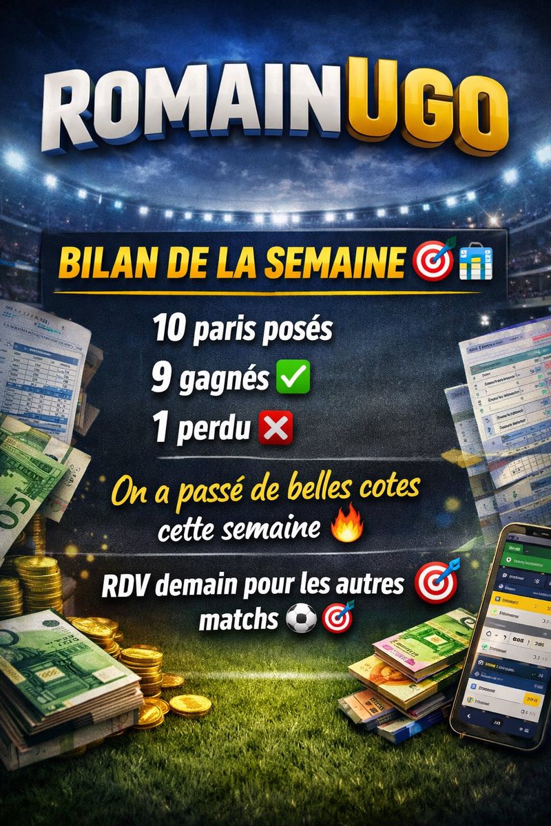 romainugo__'s tweet photo. 📊🎯MERCI à ceux qui ont suivis ✅🔥 https://t.co/90Vqr6T7Ej