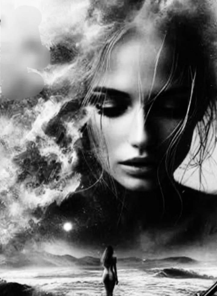 *Alqamar khalae thiabih
             Liukhfi jamaluki 
        ------☆-----
        La luna se desnudo 
           Para cubrir tu belleza .
                    MaluGrau