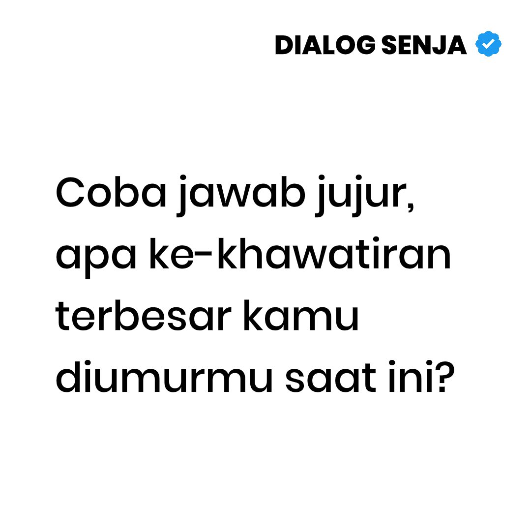 Dialog Senja tweet media