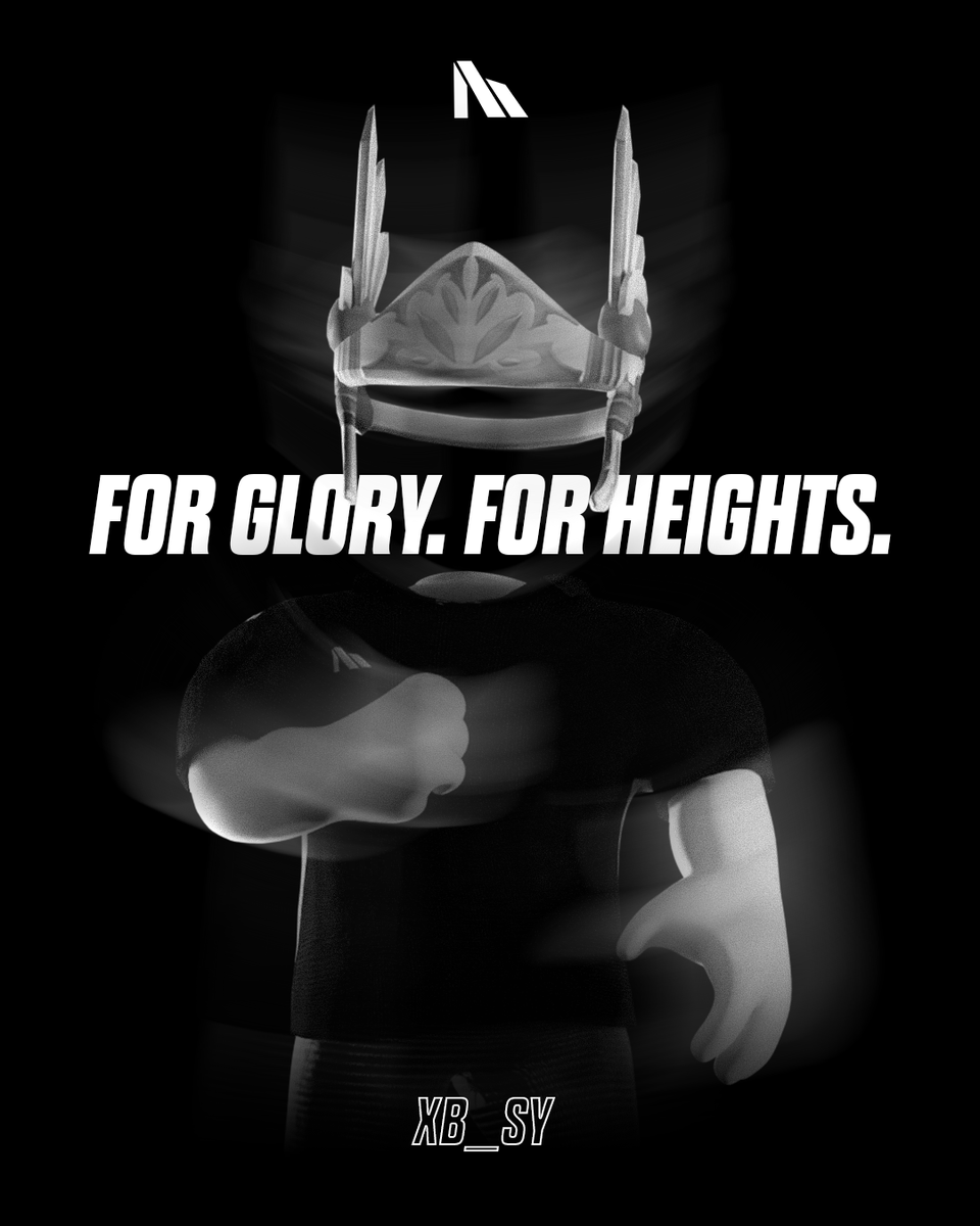 MusheeUS's tweet photo. FOR GLORY. FOR HEIGHTS. #Mushee
xb_sy chooses the path to victory 👑
#RFL #Roblox #gaming #soccer #RF24 #RealFutbolLeague https://t.co/WZOzSFVZyM
