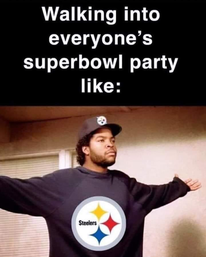 Steelersdepot's tweet photo. How many of yinz will be in this role today for the Super Bowl? #HereWeGo #Steelers #NFL #SuperBowlLX https://t.co/RcKBarBMkv