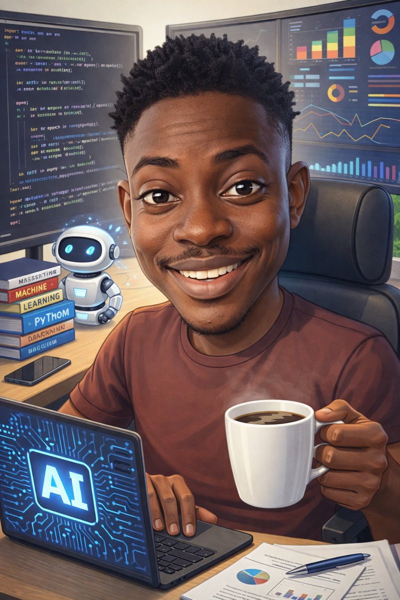 jesse_parkson's tweet photo. First saw this on Facebook. Decided to jump on it since it's the weekend😂

Try it too with this prompt on ChatGPT:

"Create a caricature of me and my job based on everything you know about me."

Remember to attach a photo of yourself in the prompt box. https://t.co/fFTNWNwNm6