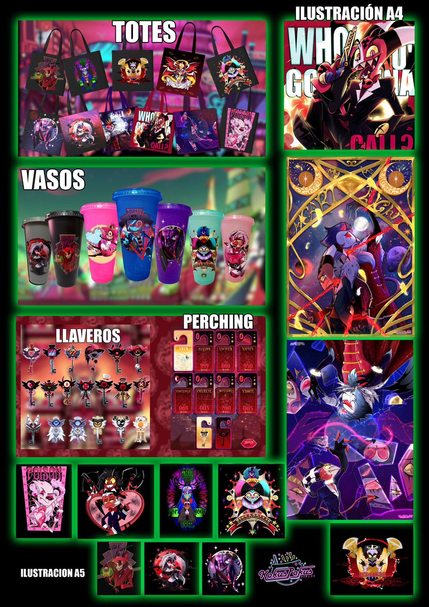 Kokuspocus's tweet photo. @JW_Arte Hola! Soy Kokuspokus y en mi stand (Nocom 59 pabellon 4) podeis encontrar muchisimas cosas de #Hellaverse !   Pasaros a verme , tengo desde ilustraciones hasta vasos super chulos! https://t.co/rlO59Djhqq