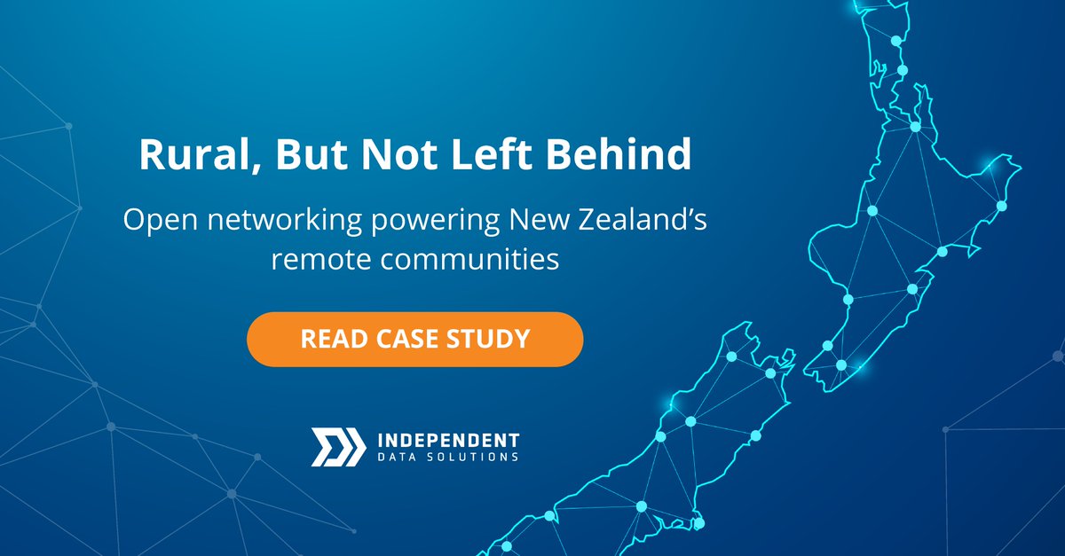 IndependentData's tweet photo. Rural NZ deserves more than “good enough” internet. Inspire Net, IDS + IP Infusion deliver energy-smart, MPLS-ready open networking that cuts costs and lifts service quality. https://t.co/GwbCARgvi4

#IDS #NewZealand #OpenNetworking https://t.co/GO9SnwZLnK