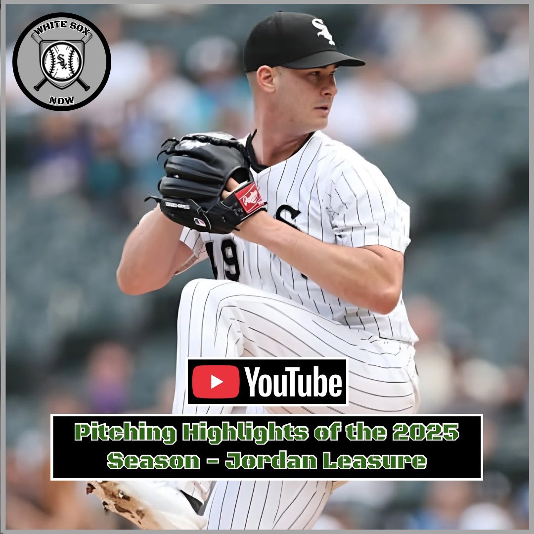 🚨NEW VIDEO🚨

A pitching highlight video for Jordan Leasure from the 2025 season has been posted to the White Sox Now YouTube channel. The link is below.

youtu.be/CjtjX9Egxo0?si…

Please like, comment, and subscribe to the channel for more content.

#WhiteSox #Southside #Chicago