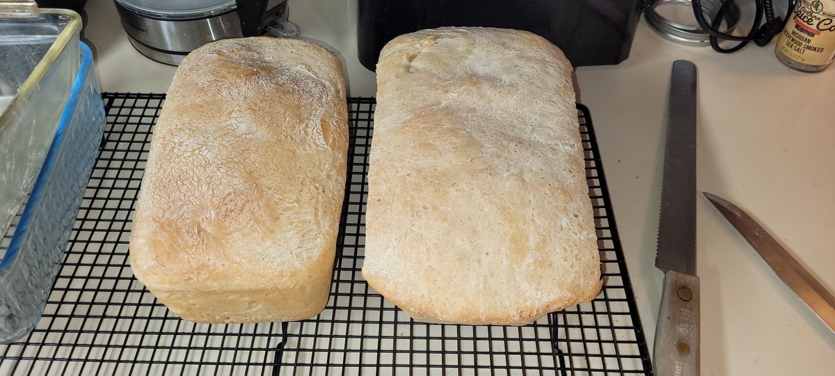 HoermansH's tweet image. Tried a new white bread recipe today. It is a keeper! 
#breadmaking #homemadebread #whitebread