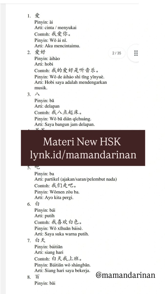 LES BAHASA MANDARIN ONLINE (@mamandarinan) / Posts / X