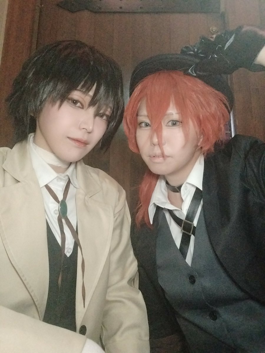 昨日は異世界酒場でやや子と文スト併せ～！俺の太宰、めっちゃイケメンだろ？o(`･ω´･+o) ﾄﾞﾔｧ…！
どこ見渡しても知り合いが溢れすぎてるイベントw
イケさんは安定的にキモかったですwww

#Act異世界酒場