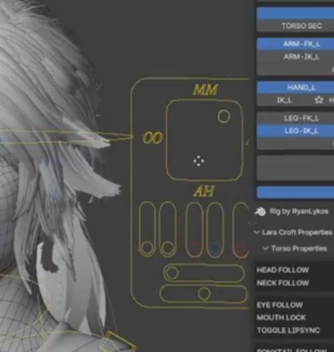 TargetIsStrong's tweet photo. @RyanLykos Most definitely, I am just curious what is the name of this? It looks like its the main controller for the face instead of having to select the bones on the rig. I just need the name on what its called and ill do the research into it https://t.co/QGRf8pGE0L