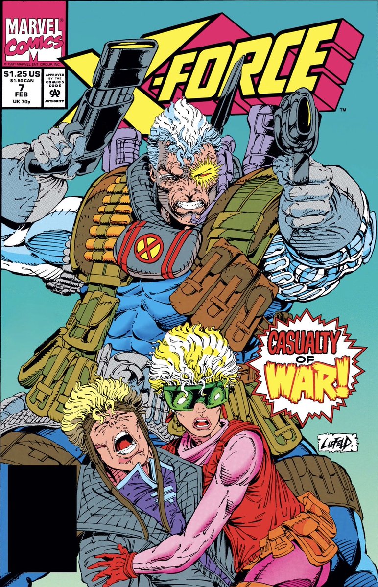 Daily_Cable's tweet image. Cable in X-Force #7 
Art by @robertliefeld 
One of my all time favorite comics. That cover is so dope. 

#Cable #marvel #marvelcomics #art #comics #90scomics #90smarvel #90sxmen #comicart #xmen #xforce #mutants #90s #dailyCable #Cableaday #sunday #superbowlsunday #SuperBowl