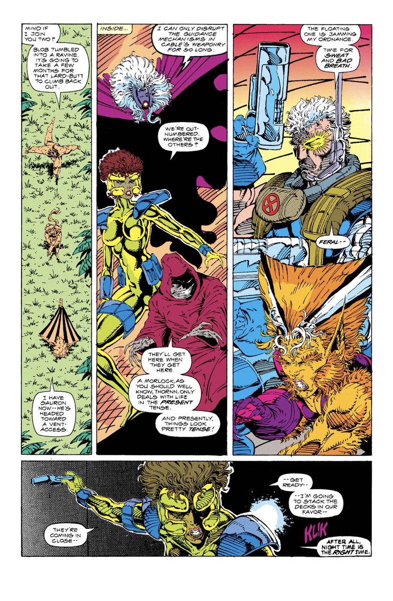 Daily_Cable's tweet image. Cable in X-Force #7 
Art by @robertliefeld 
One of my all time favorite comics. That cover is so dope. 

#Cable #marvel #marvelcomics #art #comics #90scomics #90smarvel #90sxmen #comicart #xmen #xforce #mutants #90s #dailyCable #Cableaday #sunday #superbowlsunday #SuperBowl