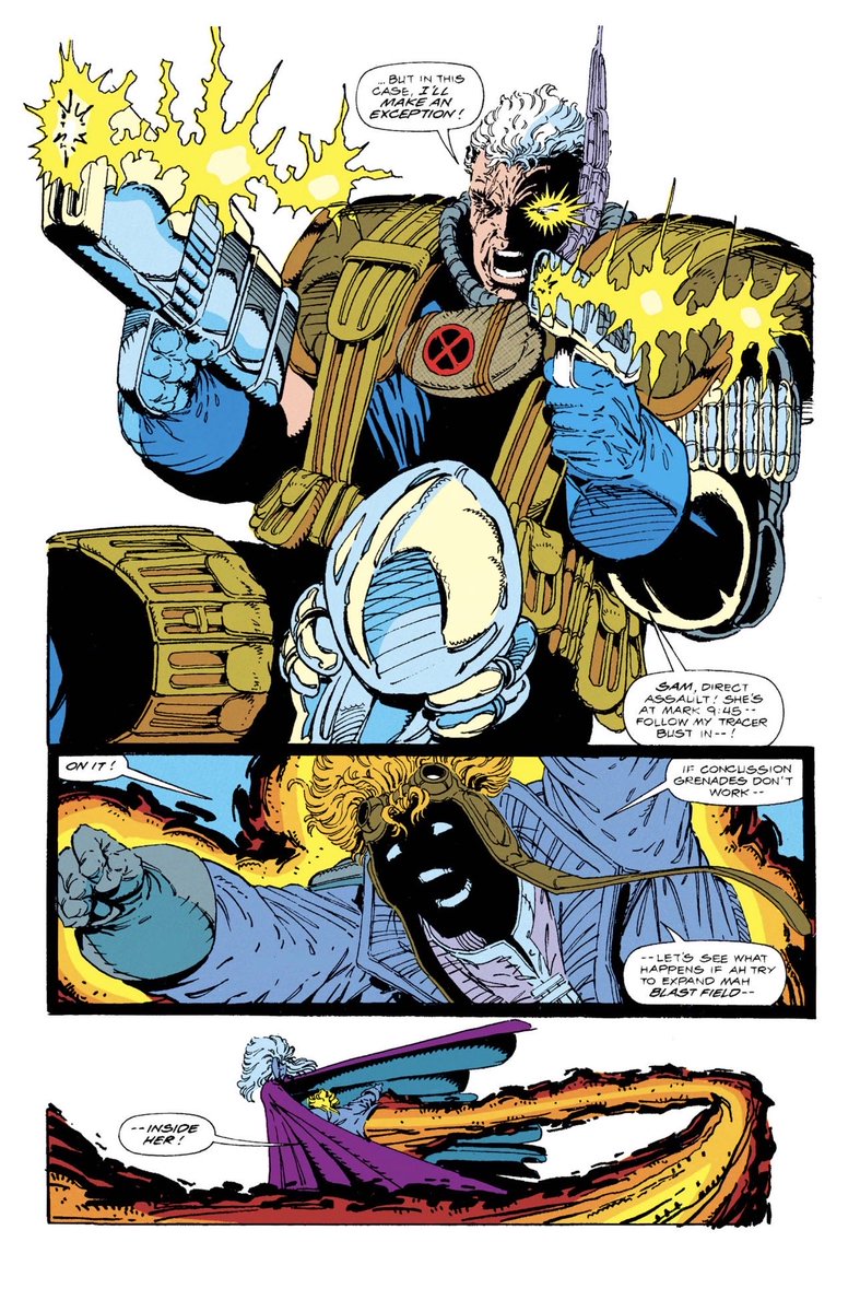 Daily_Cable's tweet image. Cable in X-Force #7 
Art by @robertliefeld 
One of my all time favorite comics. That cover is so dope. 

#Cable #marvel #marvelcomics #art #comics #90scomics #90smarvel #90sxmen #comicart #xmen #xforce #mutants #90s #dailyCable #Cableaday #sunday #superbowlsunday #SuperBowl