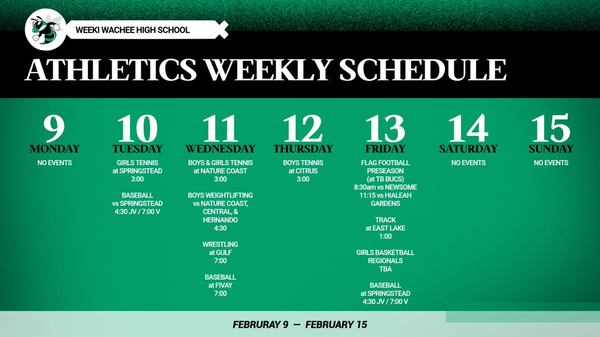 Weeki Wachee Sports tweet media