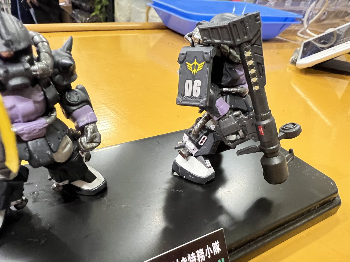 FW GUNDAM CONVERGEリペイント 黒い三連星 高機動ザクⅡが入荷