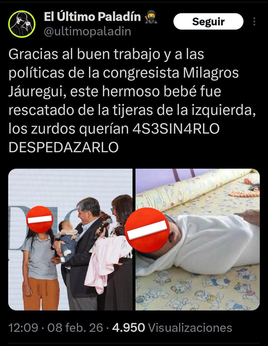 XimR_R's tweet image. Si esa niña pide ayuda al Estado para alimentar a su bebé, le dirán "comunista", si sale a protestar, le dirán "terrorista", cuando ese niño se vea obligado a trabajar, dirán que "el pobre es pobre xq quiere".
El fanatismo político y el fanatismo religioso son igual de nefastos.