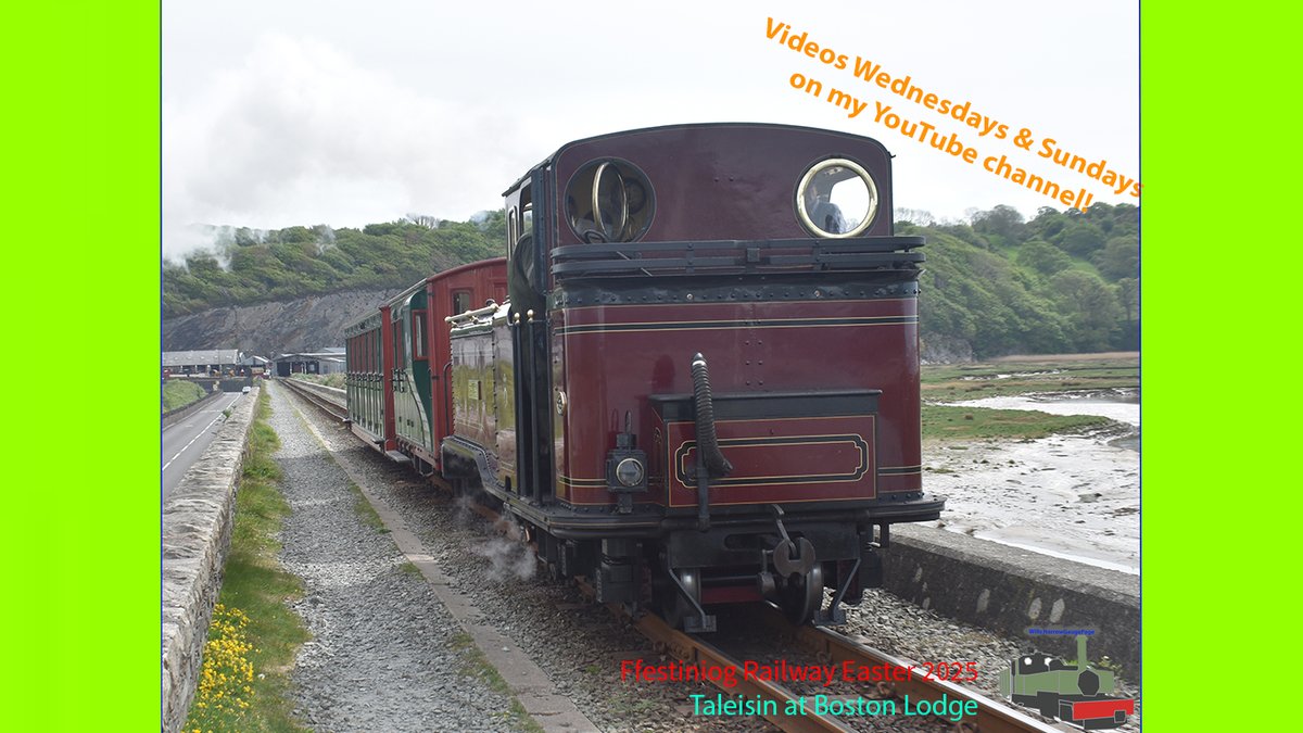 Ffestiniog Railway Easter 2025: Taliesin at Boston Lodge. Check it out youtu.be/FoAhUHWNk18 Thanks! <a href="/festrail/">Ffestiniog & Welsh Highland Railways</a>